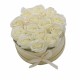  Soap flowers gift roses cream round 