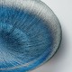 30cm glass bowl blue