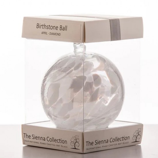 10cm birthstone ball diamond- April