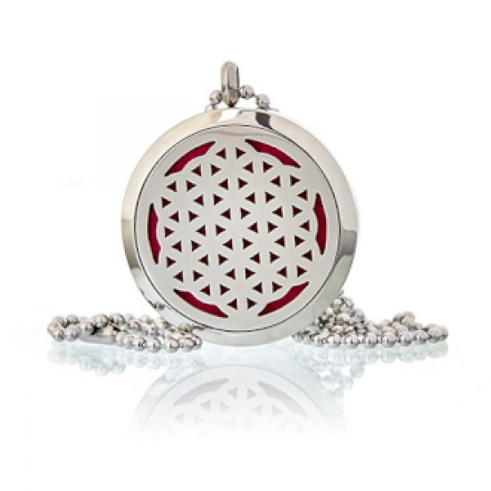 Aromatherapy necklace flower of life 30mm