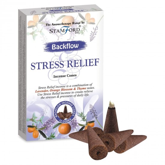Backflow aromatherapy cones Stress relief x12 