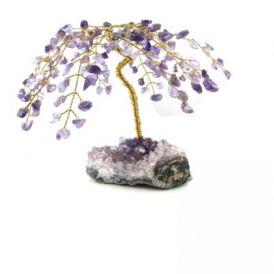 5" gemstone tree- Amethyst