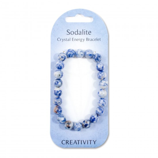 Crystal energy bracelet- Sodalite