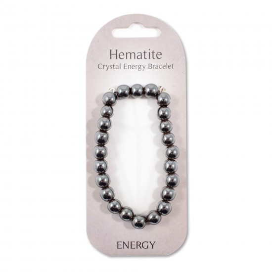 Crystal energy bracelet- Hematite