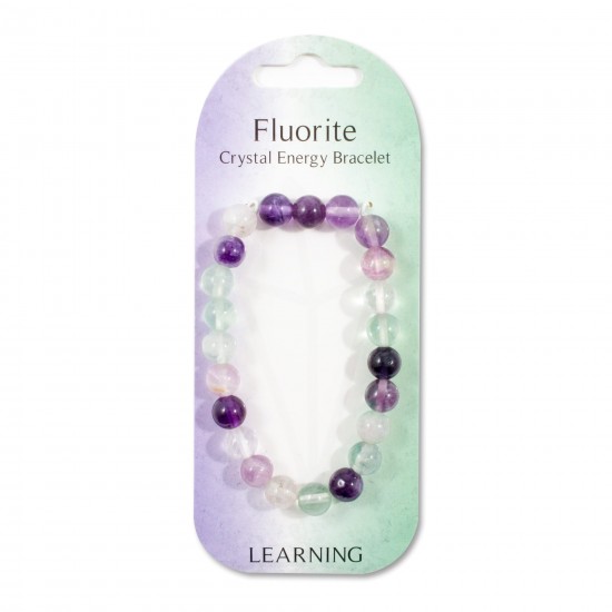Crystal energy bracelet- Fluorite