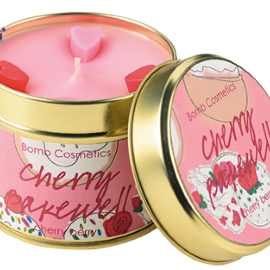 Cherry Bakewell Tinned Candle 