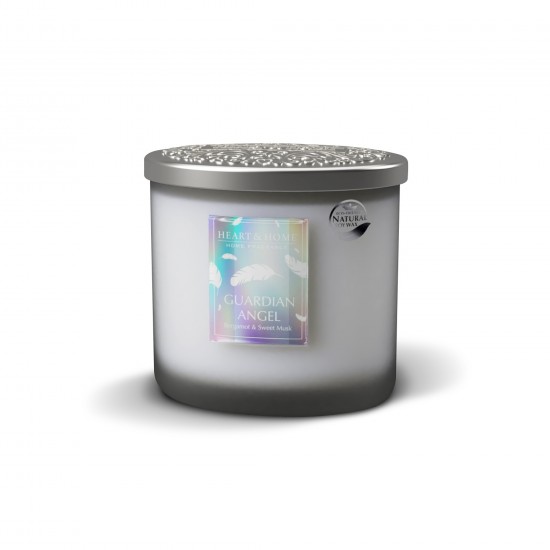 2 Wick candle Guardian angel holographic