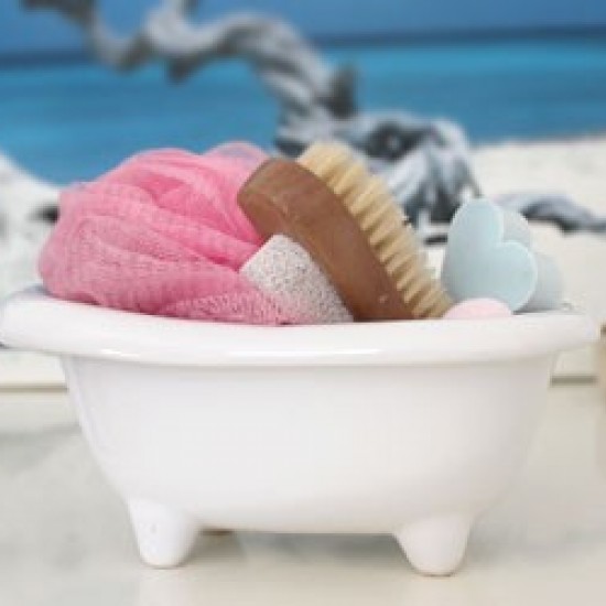 Ceramic mini bath - ivory