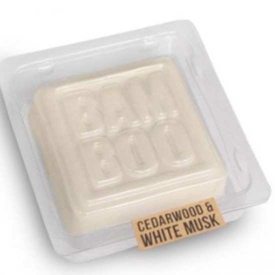 Cedarwood & white musk wax melt